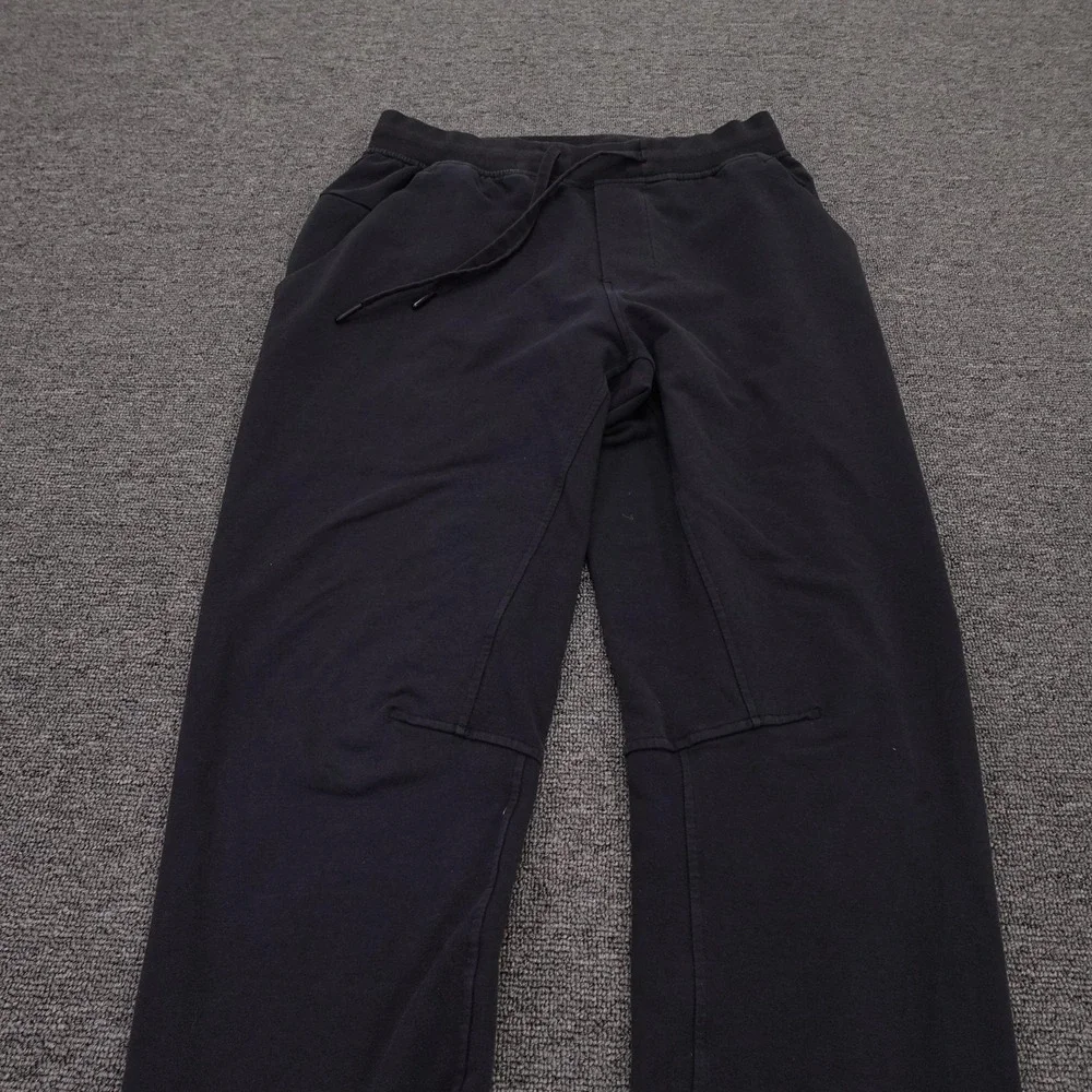 Lululemon Sweatpants Mens Small 32x29 Black Knit Jogger Elastic Waist Pockets